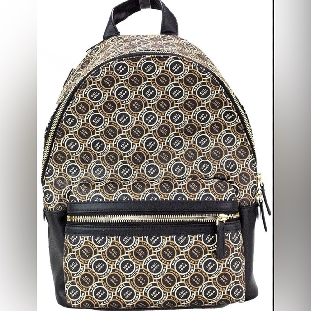 Marc Jacobs Leather Signet Backpack (Medium) + Card Wallet NWT